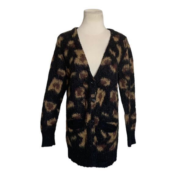 Free People Out of Africa wildcat cardigan sweater Size XS - Picture 6 of 6